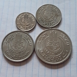 Туніс, 4 монети, франки, 1950, 1954 рік, мідно-нікелевий сплав, фото №4