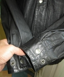 Фірмова шкіряна чоловіча куртка (бомбер) Echtes Leder. Німеччина. 64р. Лот 1080, фото №8