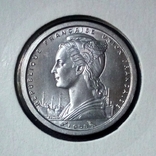 Мадагаскар 1 франк 1958 г., фото №5