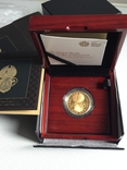  Золотая монета Queen's Beasts Griffin Proof, 2021 ГБ, 1 унция (с коробкой и сертификатом), фото №6