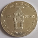 Доминикана.10 песос 1975., фото №3