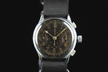 Старовинні швейцарські наручні годинники з хронографом, фото №4