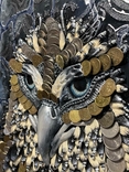 Картина з монет "Могутній орел" M.iraArtStudio, фото №3