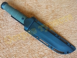 Тактический Охотничий нож Columbia 2178B Хаки Tanto с пластиковым чехлом 30 см, фото №8