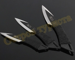 Ножи тактические метательные Scorpion набор 3 шт с кобурой, фото №4