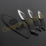 Ножи тактические метательные Scorpion набор 3 шт с кобурой, фото №2