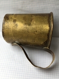 1918 год кружка мерная бронза посеребрение инициалы МА, фото №11