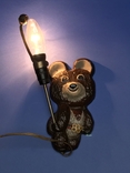 Светильник лампа Олимпийский мишка СССР, фото №5