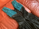 Платье bgn, натуральный шелк, бисер, франция, фото №6