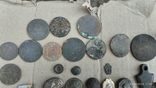 Разное с копа, копаное, монеты, пломба, пуговицы, ключи, фото №6