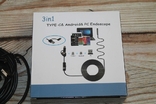 Ендоскоп камера для смартфона та ноутбука 5м. 7мм, IP67 USB-micro USB-TypeC (1106), фото №5