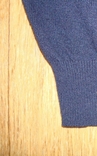 Шерстяной мужской теплый свитер т синий XL 54, фото №8