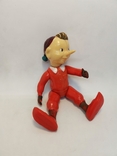 Pinocchio celluloid stamp SHZ USSR celluloid toy 18 cm, photo number 3