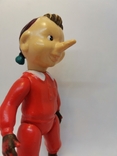 Pinocchio celluloid stamp SHZ USSR celluloid toy 18 cm, photo number 5