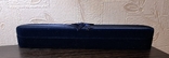 Синий бархатный футляр для браслета, часов, украшений, фото №6