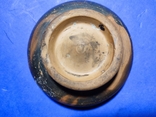 Античная Чернолаковая солонка. Размер 8 нк 3,5 см., фото №5