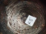 Античная Чернолаковая солонка. Размер 8 нк 3,5 см., фото №7