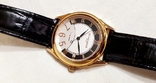 Часы Русское время в корпусе золотого цвета механика ручной завод, фото №6