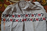 The shirt is old Ukrainian embroidered. Embroidery. Homespun hemp fabric. 116x67 cm. No. 5, photo number 3