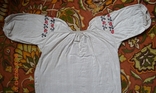 The shirt is old Ukrainian embroidered. Embroidery. Homespun hemp fabric. 116x67 cm. No. 5, photo number 9