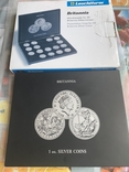 Коробка для 20 монет Британия, фирменная коробка под монеты 39 мм, фото №5