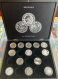 Коробка для 20 монет Британия, фирменная коробка под монеты 39 мм, фото №7