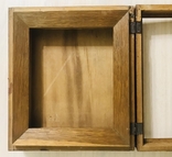 Кіот з дубовою рамкою, під ікону 14*18 см., фото №3
