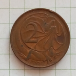 Австралия 2 цента 1967 год, фото №2