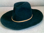 Чорний легкий капелюшок розм.55, фото №2