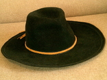 Чорний легкий капелюшок розм.55, фото №7