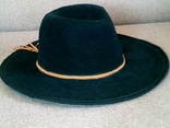 Чорний легкий капелюшок розм.55, фото №10