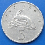 Ямайка 5 центов 1969, фото №2