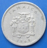 Ямайка 5 центов 1969, фото №3
