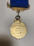Масонская медаль 1971 год. Серебро. (О1), фото №6