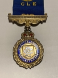 Масонская медаль 1972 год. Серебро. (О1), фото №3