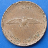 Канада 1 цент 1967, фото №2