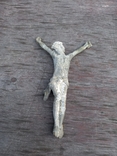 Исус от распятия свинец стариный, фото №2
