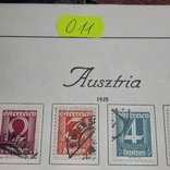 Марки Австрии 1925 г., фото №3