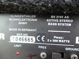 Сабвуфер BS 2101 AS Activ stereo bass system 2-300W - Активна система з Німечч, photo number 11