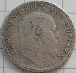 Индия - Британская 1\4 рупии, 1910, фото №3