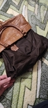 Женская винтажная коричневая кожаная сумка, фото №5