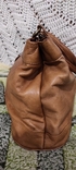 Женская винтажная коричневая кожаная сумка, фото №6