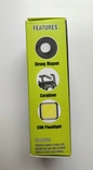 Фонарик аккумуляторный карманный с магнитом и карабином, фото №3