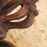 Деревянная маска с изображением божества, фото №11