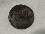 1 пфеннінг 1757 рік Анхальт-Бернбург Віктор Фрідріх, фото №3