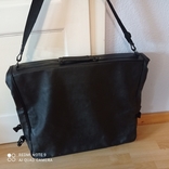 Черная кожаная габаритная сумка ( Германия), фото №3