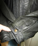 Велика шкіряна чоловіча куртка George &amp; Martha. США. 72р. Лот 1088, фото №4