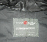 Велика шкіряна чоловіча куртка George &amp; Martha. США. 72р. Лот 1088, фото №7