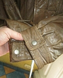 Велика шкіряна чоловіча куртка Echt Leder. Туреччина. 66р. Лот 1089, фото №9