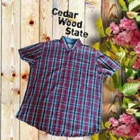Cedar Wood State Летняя мужская рубашка короткий рукав XL, фото №3